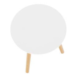 Masa pentru reviste Mobhaus Pamino (White/Natural) Thumb