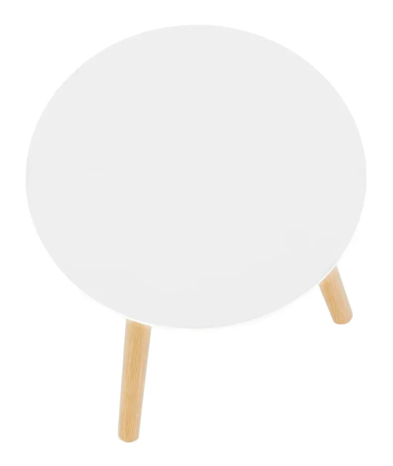 Masa pentru reviste Mobhaus Pamino (White/Natural)