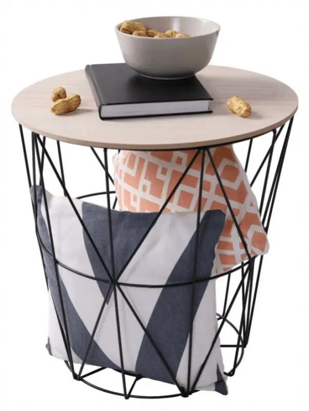 Masa pentru reviste Mobhaus Nancer (Natural/Black)