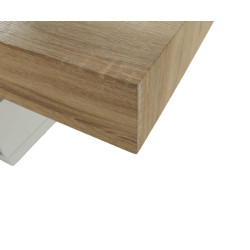 Журнальный столик Mobhaus Melida (White Extra High Gloss/Sonoma Oak) Thumb