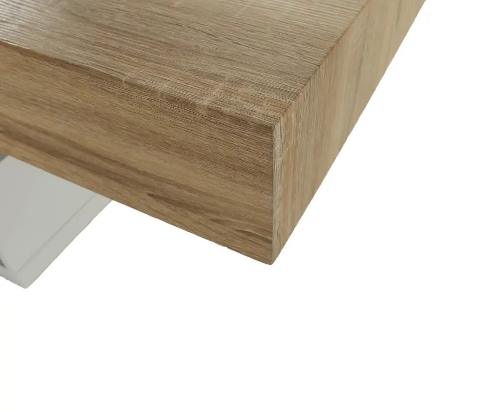 Журнальный столик Mobhaus Melida (White Extra High Gloss/Sonoma Oak)