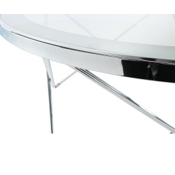 Masa pentru reviste Mobhaus Leonel (Chrome/Glass) Thumb