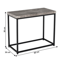 Masa de cafea Mobhaus Tender (Black/Concrete) Thumb