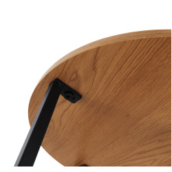Masa pentru reviste Mobhaus Imsar (Oak/Black) Thumb