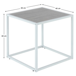 Masa pentru reviste Mobhaus Jakim Typ 2 New (Oak/White) Thumb