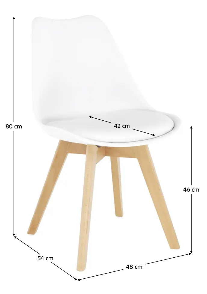 Scaun Mobhaus Bali 2 New (White/Beech)