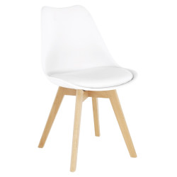 Scaun Mobhaus Bali 2 New (White/Beech) Thumb