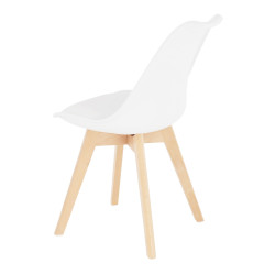 Scaun Mobhaus Bali 2 New (White/Beech) Thumb