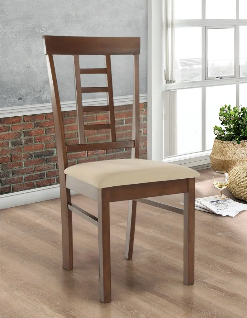Стул Mobhaus Oleg New (Walnut/Beige)