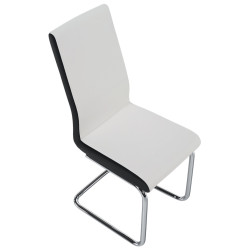 Scaun Mobhaus Neana (White/Black) Thumb