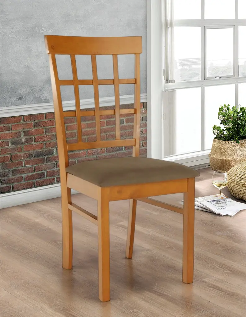 Стул Mobhaus Grid New (Cherry/Beige-Brown)
