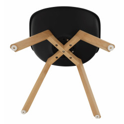 Scaun Mobhaus Bali 2 New (Black/Beech) Thumb