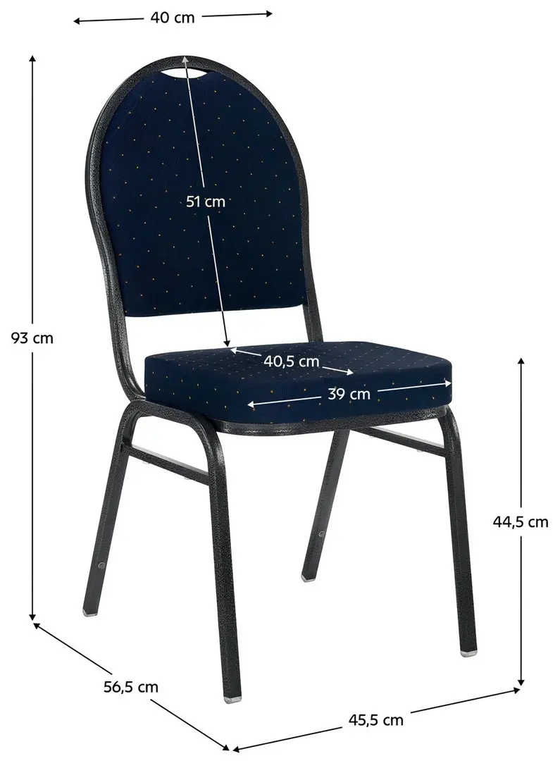 Scaun Mobhaus Jeff 3 New (Blue/Gray)