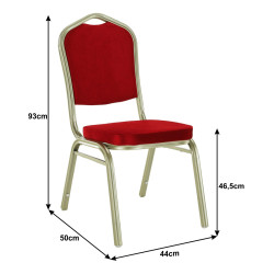 Scaun Mobhaus Zina 2 New (Burgundy/Champagne) Thumb