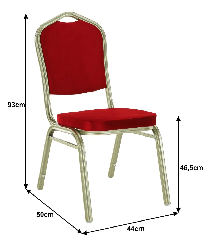 Scaun Mobhaus Zina 2 New (Burgundy/Champagne)