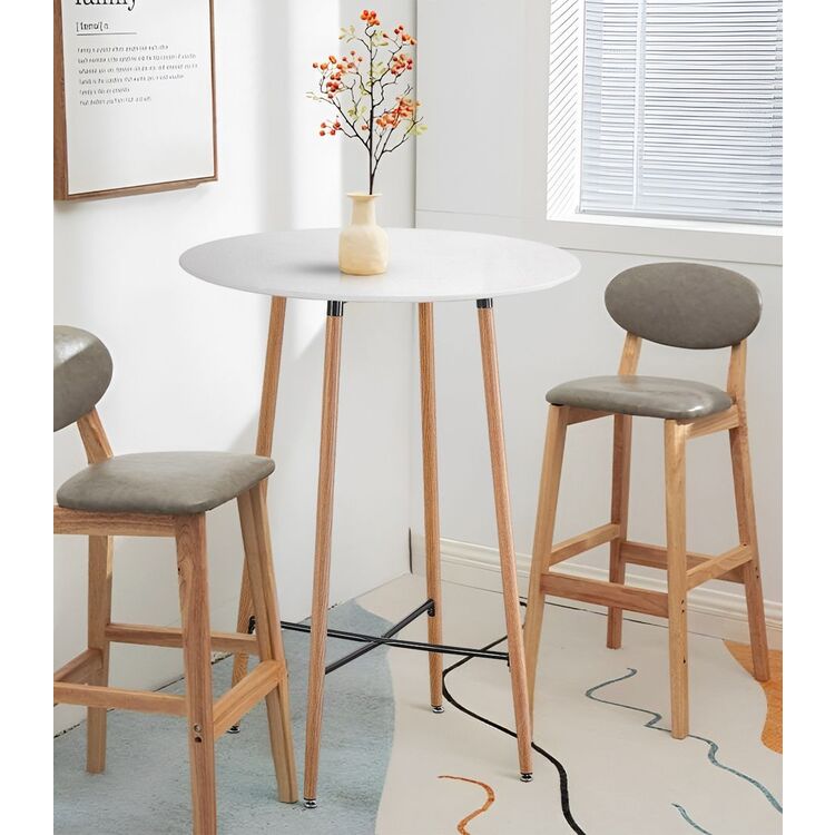 Masa de bar Tempo Kondela Imam (White/Oak)