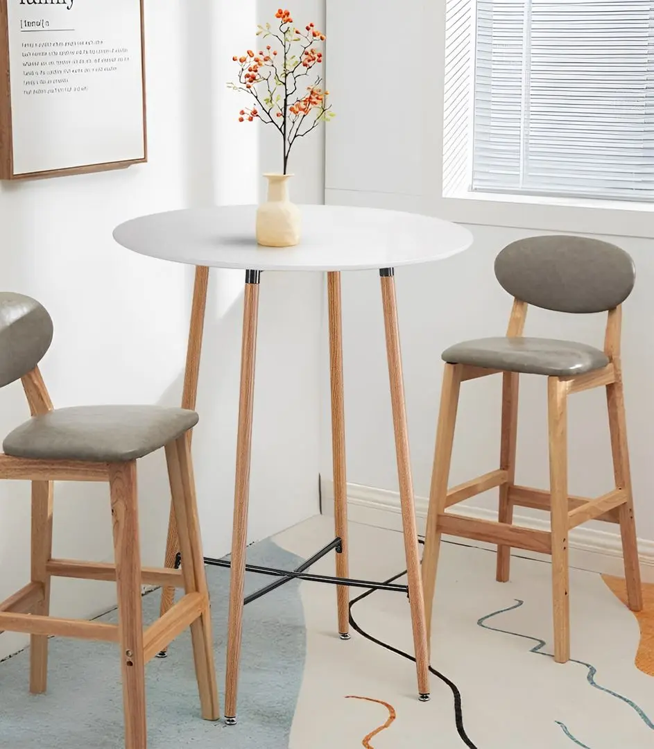 Masa de bar Tempo Kondela Imam (White/Oak)