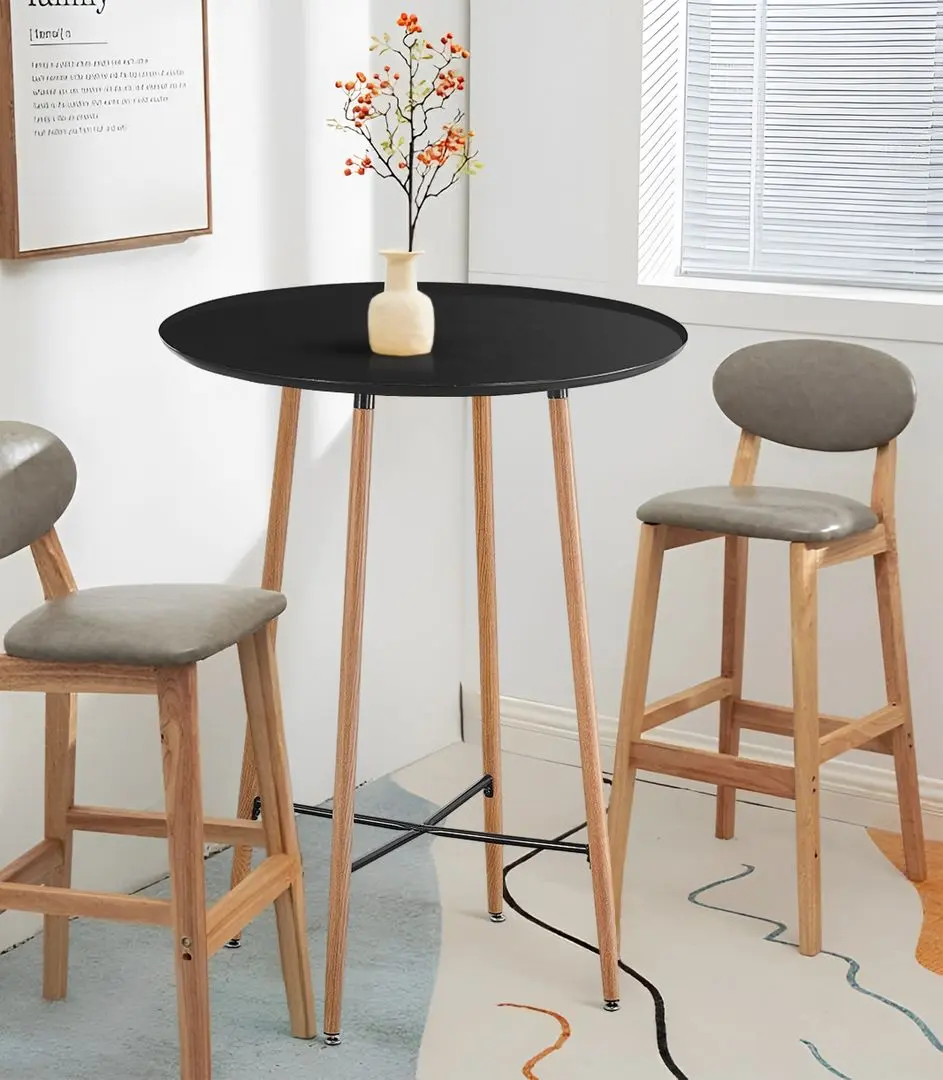 Masa de bar Mobhaus Imam (Black/Oak)