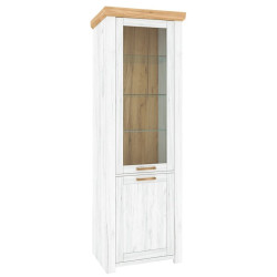 Vitrina Tempo Kondela Sudbury A (Craft Oak Golden/Craft Oak White) Thumb