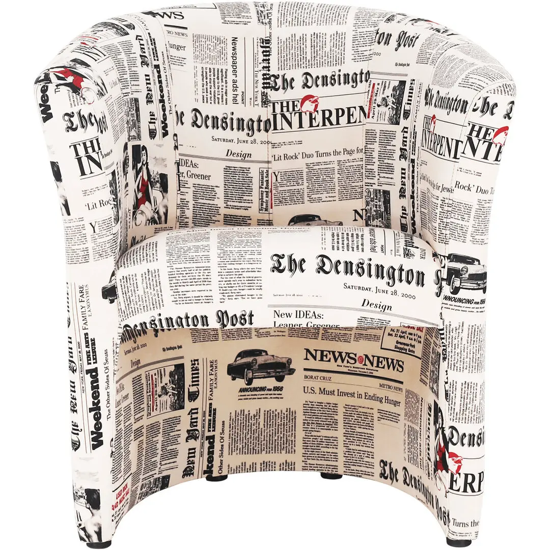 Fotoliu Tempo Kondela Cuba (Beige/Black) - 3