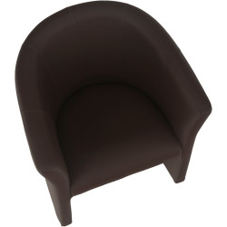 Fotoliu Tempo Kondela Cuba ECO (Brown) Thumb