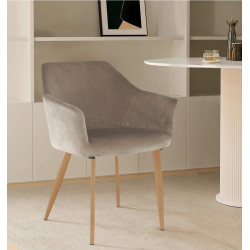 Стул Mobhaus Odovel (Gray-Brown)