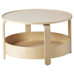 Masuta pentru reviste Ikea Borgeby 70 (Furnir Mesteacăn) Thumb