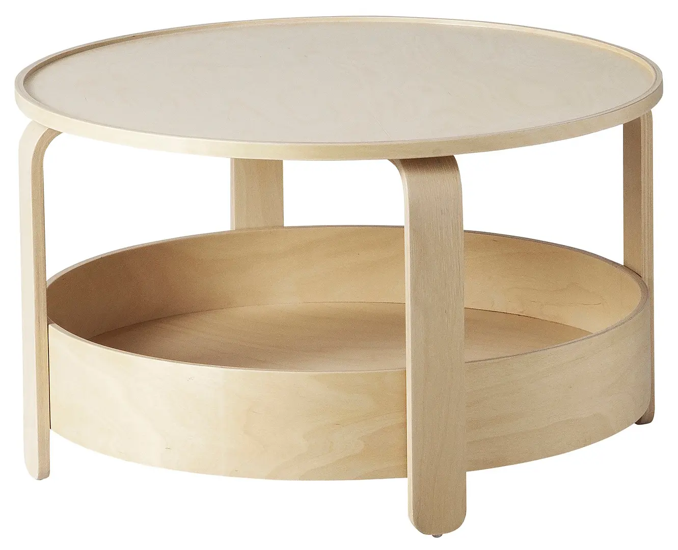 Masuta pentru reviste Ikea Borgeby 70 (Furnir Mesteacăn)