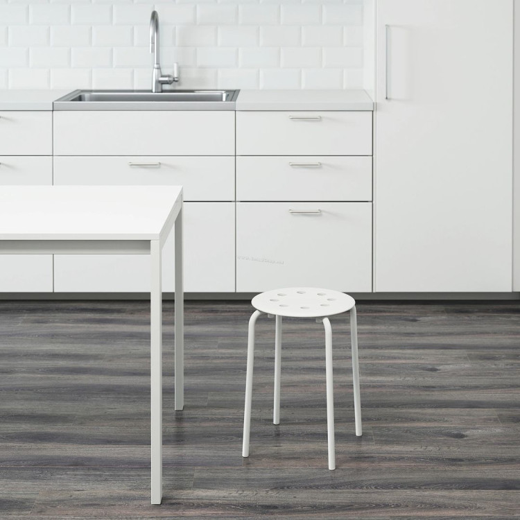 Taburet Ikea Marius 45cm (Alb)