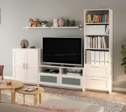 Гостиная Ikea Brimnes/Bergshult 258x41x190см (Белый)