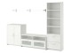 Living Ikea Brimnes/Bergshult 258x41x190cm (Alb)