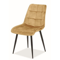 Стул Signal Chic Velvet (Curry/Black) Thumb