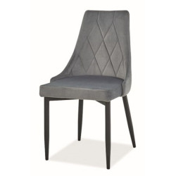 Scaun Signal Trix B Velvet (Black/Gray) Thumb