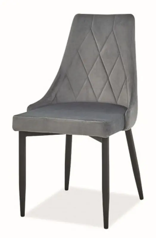 Scaun Signal Trix B Velvet (Black/Gray)