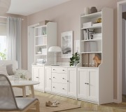 Гостиная Ikea Hauga 279x46x199см (Белый)