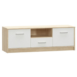 Тумба РТВ Mobhaus Teyo 2D1S (White/Sonoma Oak) Thumb