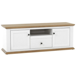 Тумба РТВ Mobhaus Leon MZ15 (White/Grand Oak) Thumb