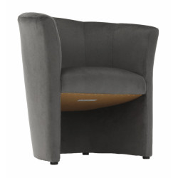 Fotoliu Tempo Kondela Cuba (Dark Grey) Thumb
