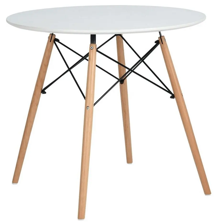 Masa Mobhaus Demin (White/Beech) - 2