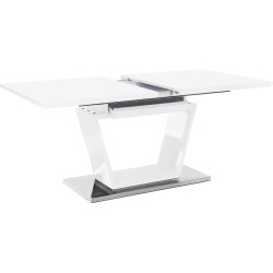 Masa extensibila Mobhaus Perak (White Extra High Gloss) Thumb