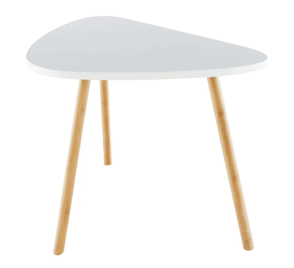 Комплект журнальных столиков Mobhaus Bismak (White/Natural)