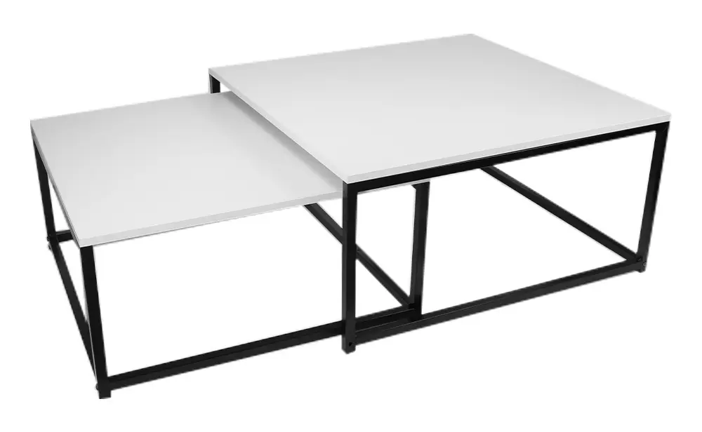 Set mese pentru reviste Mobhaus Kastler Typ 1 (White/Black)