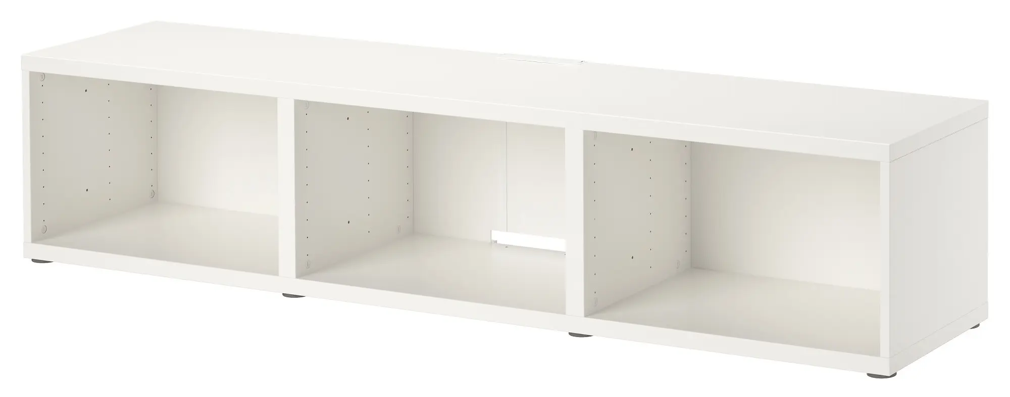 Тумба РТВ Ikea Besta 180x40x38 (Белый) - 4