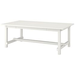 Masa extensibila Ikea Nordviken 210/289x105cm (Alb) Thumb