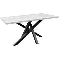 Стол DP Dakota 135x75 (Concrete Gray/Black)