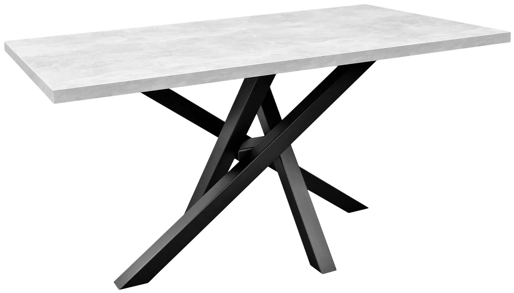 Стол DP Dakota 135x75 (Concrete Gray/Black)