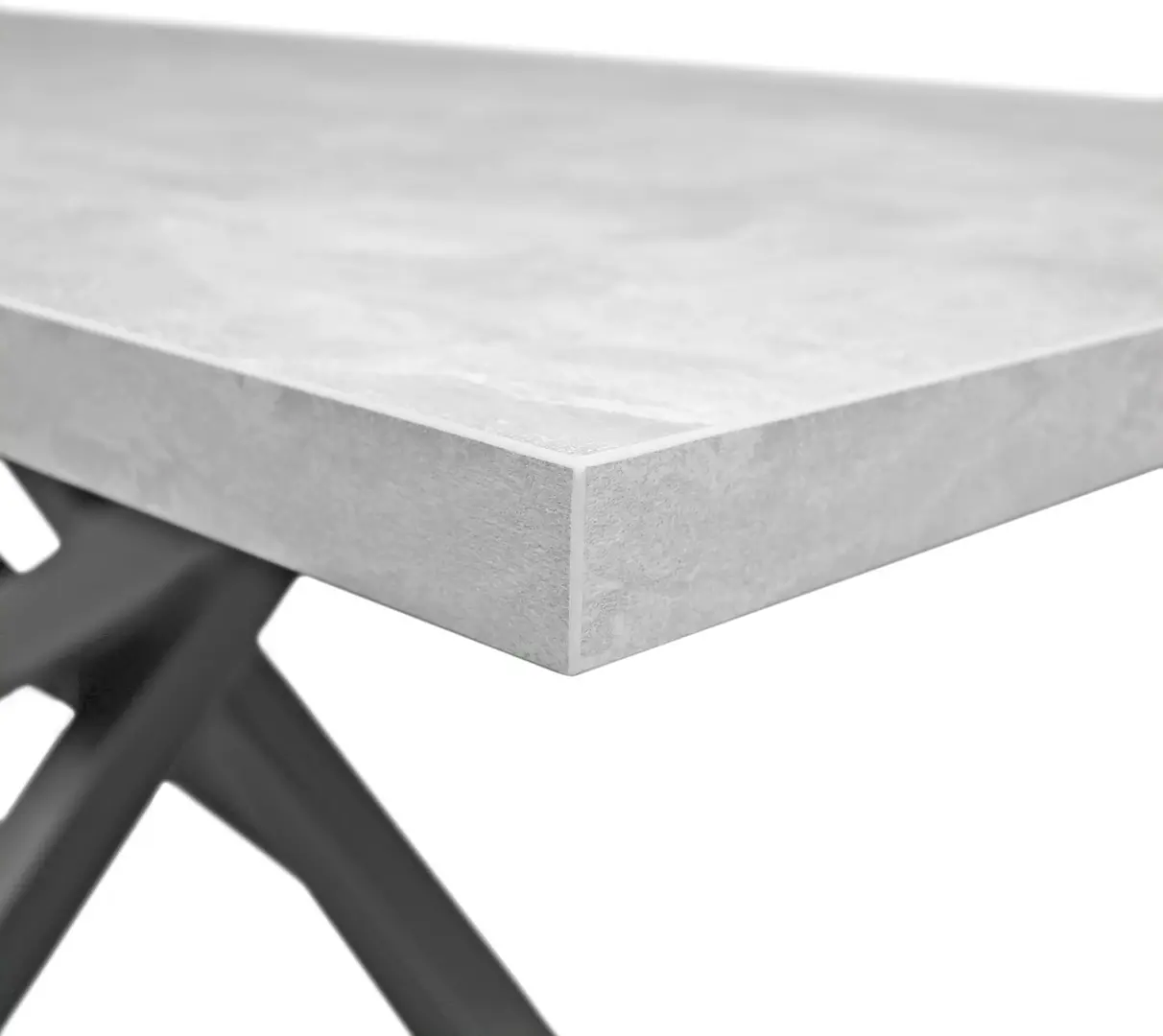 Masa DP Dakota 180x90 (Concrete Gray/Black)