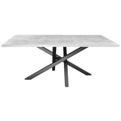 Masa DP Dakota 180x90 (Concrete Gray/Black) Thumb