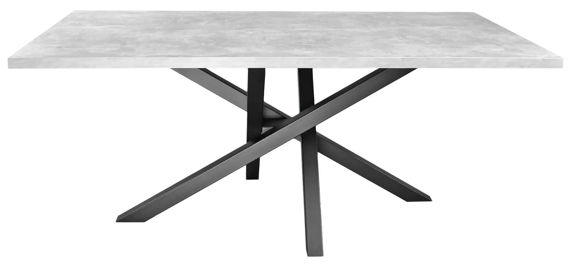 Masa DP Dakota 180x90 (Concrete Gray/Black)