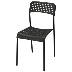 Scaun Ikea Adde (Negru) Thumb